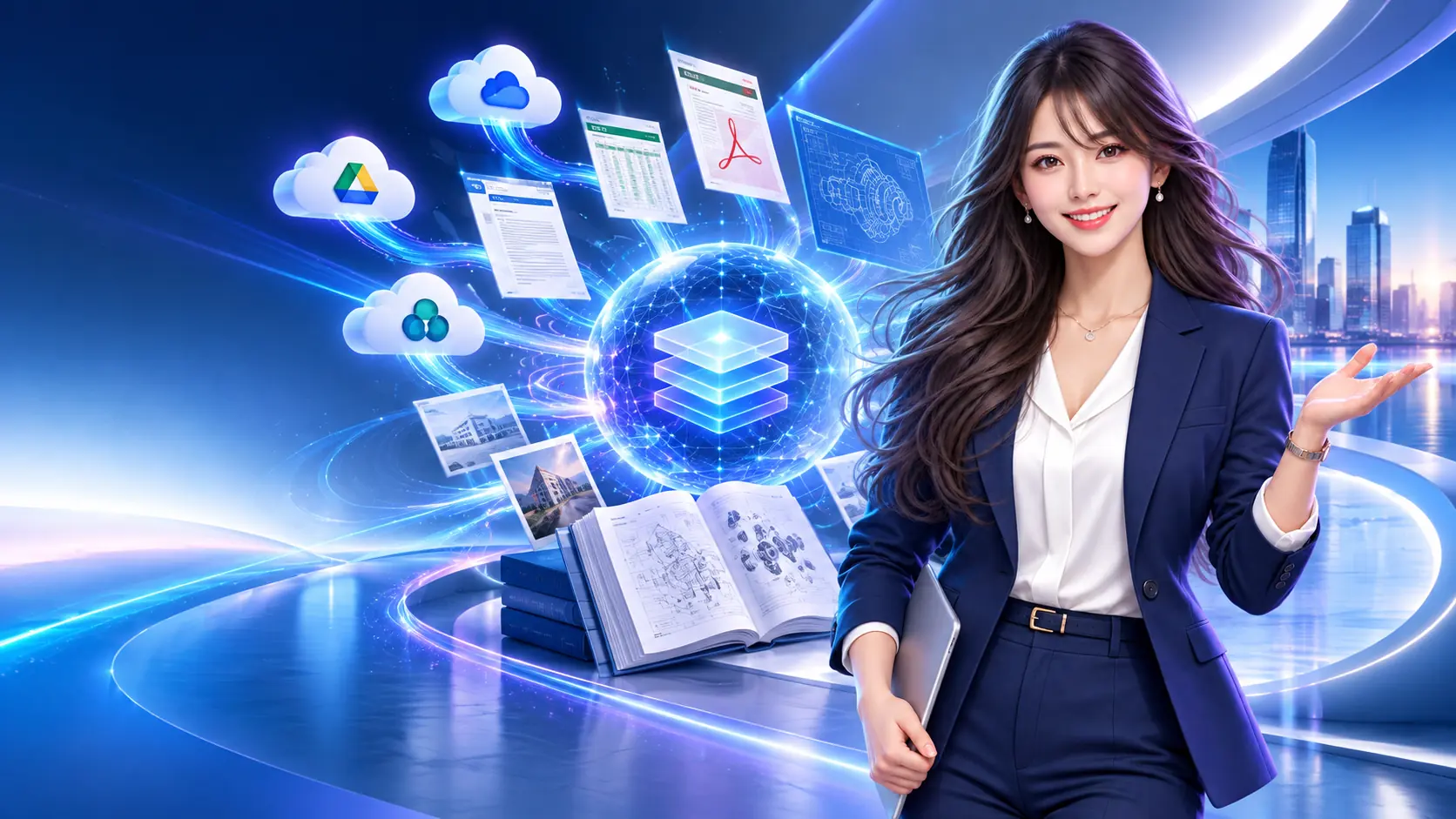 Atlas Consultant AI drawing cloud files, technical documents and drawings into one knowledge system